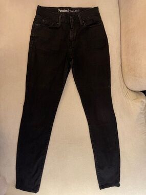 Signature by Levi Strauss & Co Modern Skinny Black Jeans Size 2 / 26